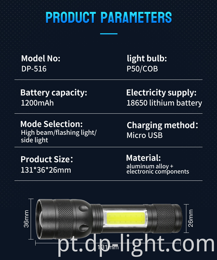 Tactical LED Flashlight